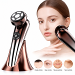 At-Home RF & EMS Facial Beauty Device with Red Light & Cooling - Image 2