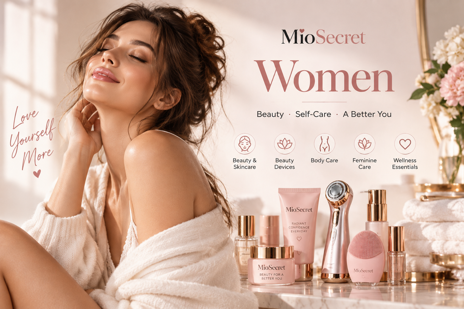 MioSecret women’s beauty, skincare and self-care collection