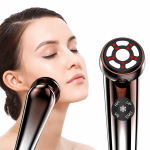 At-Home RF & EMS Facial Beauty Device with Red Light & Cooling - Image 3