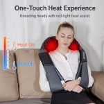 Massaggiatore Shiatsu riscaldato per collo e spalle con impastamento profondo - immagine 3