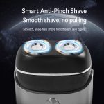 Men’s Mini Electric Shaver – Dual-Head IPX7 Waterproof Rotary Razor - Image 3