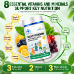 Compresse multivitaminiche e multiminerali al gusto di limone, 100 pezzi - immagine 3
