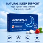 Compresse di melatonina con vitamina B6 – Gusto fragola, 12 compresse - immagine 3