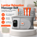 Heated waist massager belt