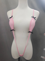 Women’s Micro Sling Bodysuit – Minimal Strappy One Piece Lingerie - Image 3