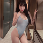 Women’s Sheer High Cut Bodysuit – Scoop Neck Sleeveless Lingerie - Image 4