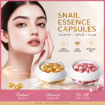 Snail & Rose Essence Capsules – Hydrating Facial Serum for Radiant Skin