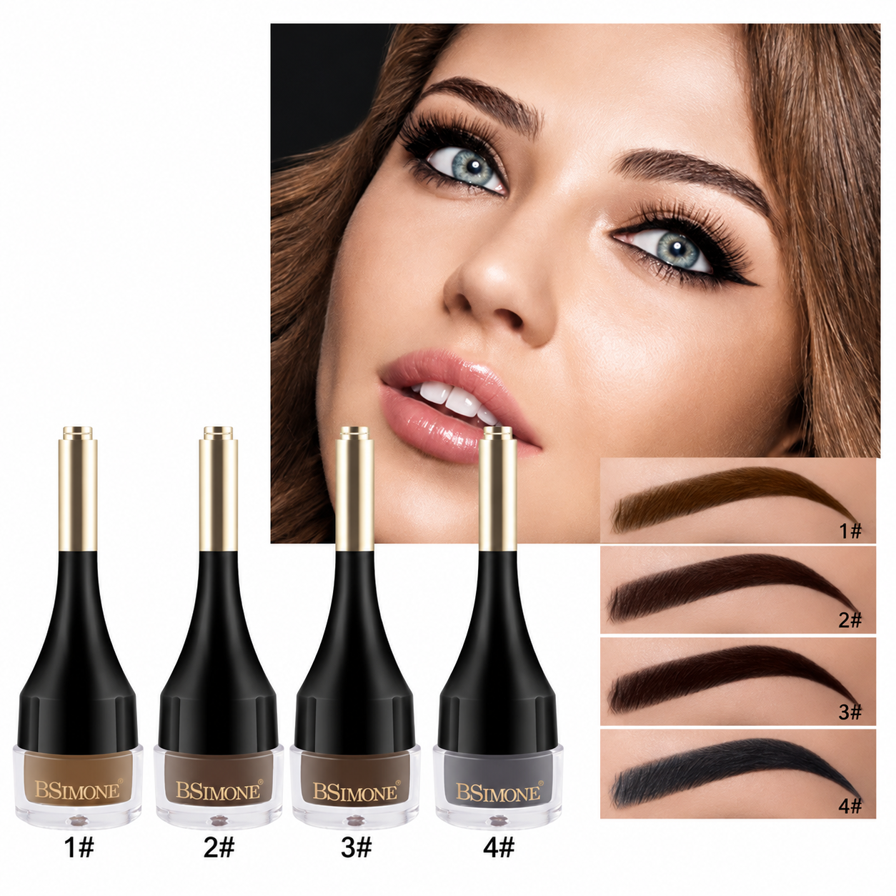 f871aae1-d72e-466b-a2dc-2e53d16ff2d6 Getöntes Augenbrauengel 2 g – Langanhaltendes Make-up-Gel für natürliche Brauen – Bild 1