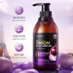 Glättende Spülung mit Zwiebel- & Schwarzkümmelöl 500 ml – Feuchtigkeitsspendende Haarpflege – Bild 2