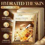 Niacinamide Whitening Facial Sheet Mask 10 Pack – Hydrating Brightening Skin Care Mask - Image 2