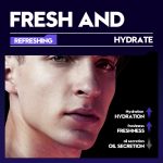 Men’s Hydrating Facial Mask – Refreshing Oil Control Sheet Masks, 10 Pack - Image 2