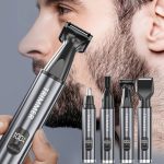 5-in-1 Electric Grooming Kit for Men – Rechargeable Beard, Nose & Body Trimmer - Image 2