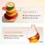 Disques de tonique à l’essence de vitamine C, 55 pièces – Disques de coton hydratants et illuminateurs pour le visage – Image 3
