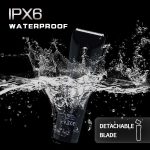 Cordless Electric Body Hair Trimmer for Men – Ceramic Blade, LED Display & IPX6 Waterproof - Image 3