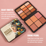 18 Color Eyeshadow & Blush Palette – Multi-Use Makeup Face Palette - Image 4