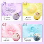 Natural Botanical Bath Bomb Gift Set – Moisturizing & Relaxing Spa Bath Bombs - Image 4