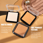 Natural Matte Pressed Powder – Oil Control & Blurring Compact Powder - Image 4