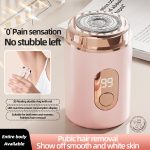 Rasoir électrique pour le corps femme – Tondeuse barbe & cheveux corporels bikini sec & mouillé – Image 4