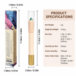 Shimmer Highlighter Eyeshadow Stick 2g – Multi-Color Glitter Eye Makeup Pencil - Image 5