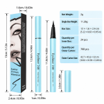 Waterproof Black Liquid Eyeliner Pen – Fine Tip Smudge-Resistant Eye Liner - Image 4