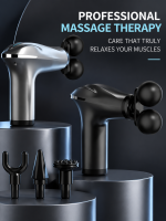 Mini Dual Ball Muscle Massage Gun Portable Deep Tissue Massager - Image 3