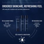 Men’s 3-Piece Skincare Set – Oil Control Cleanser, Hydrating Toner & Moisturizing Lotion - Image 3