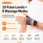 Wireless EMS Wrist Massager with Heat & Pulse Therapy - Image 3