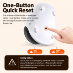 Rechargeable Hand Massager with Heat, Air Compression & LCD Display - Image 3