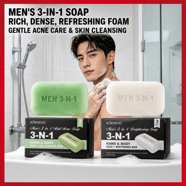 Men's cleansing soap bars