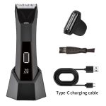 Electric shaver and trimmer kit