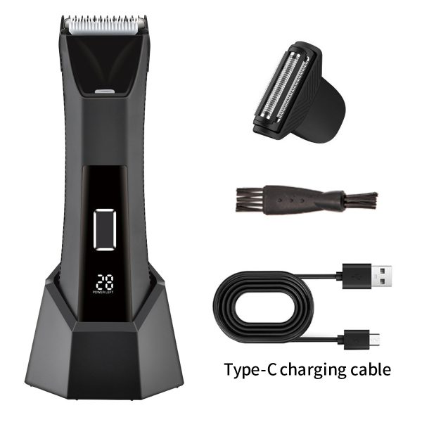 Electric shaver and trimmer kit