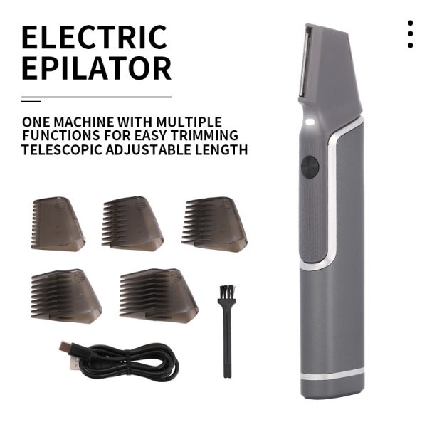 Electric hair trimmer grooming kit