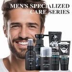 Men's grooming and skincare product set