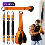 Resistance training rope with handles