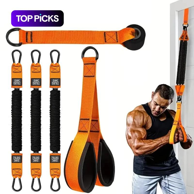 Resistance training rope with handles