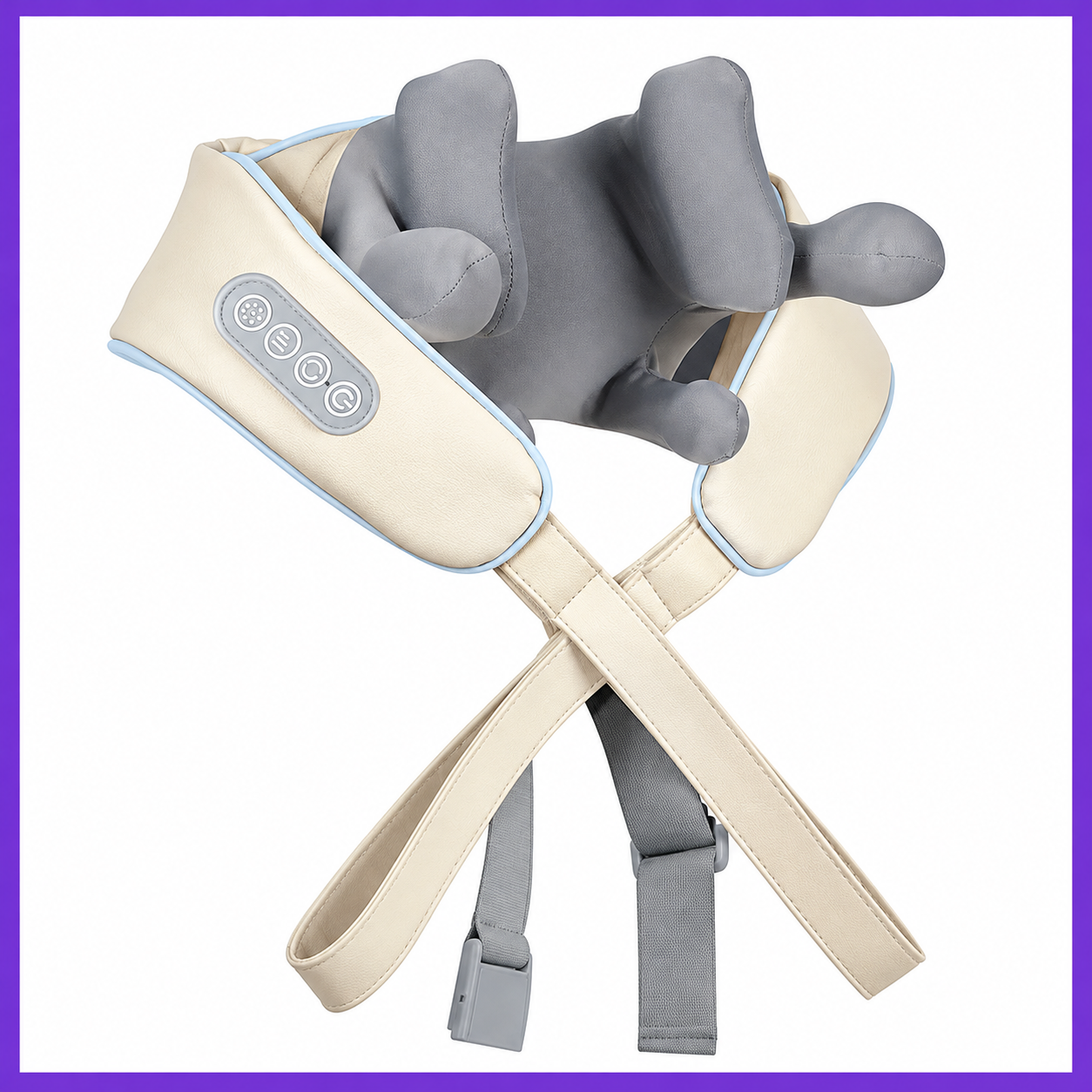 主图_02 Electric Neck and Shoulder Kneading Massager with Heat - Image 1