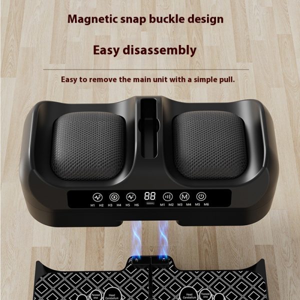 Electric foot massager with EMS pulse pads