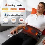 Heated massage waist belt