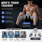 Allenatore per muscoli PC da uomo – Attrezzo regolabile per resistenza del pavimento pelvico e delle gambe per allenare la parte inferiore del corpo - immagine 2