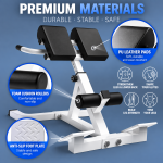 Hyperextension bench for home gym