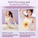 EMS Waist & Abdominal Massager Belt with Heat and Pulse Massage - Image 2