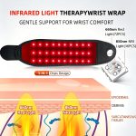 Masajeador de muñeca con terapia de luz roja, vibración y función de calor - Imagen 2