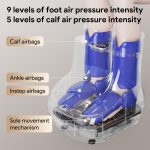 Massaggiatore elettrico per piedi con termoterapia, compressione ad aria e massaggio impastante - immagine 2