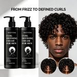Lockendefinitionscreme für Männer – Feuchtigkeitsspendende Anti-Frizz-Stylingcreme 300 ml – Bild 3