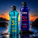 Bagnoschiuma e gel doccia da uomo 5-in-1 540 ml – Shampoo e detersione del corpo - immagine 3