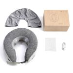 Oreiller de massage cervical en U avec chaleur et vibrations – Image 2