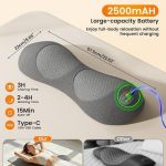 Cuscino massaggiante multifunzione con supporto lombare, vibrazione e calore - immagine 3