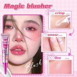 Magic Liquid Blusher – Waterproof Cream Blush Makeup for Cheeks, Eyes & Nose with Natural Glow Finish - Image 3