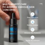 Siero viso idratante da uomo 30 ml – Essenza idratante con acido ialuronico - immagine 3
