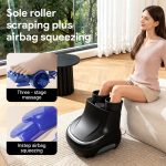Massaggiatore elettrico per piedi con termoterapia, compressione ad aria e massaggio impastante - immagine 3